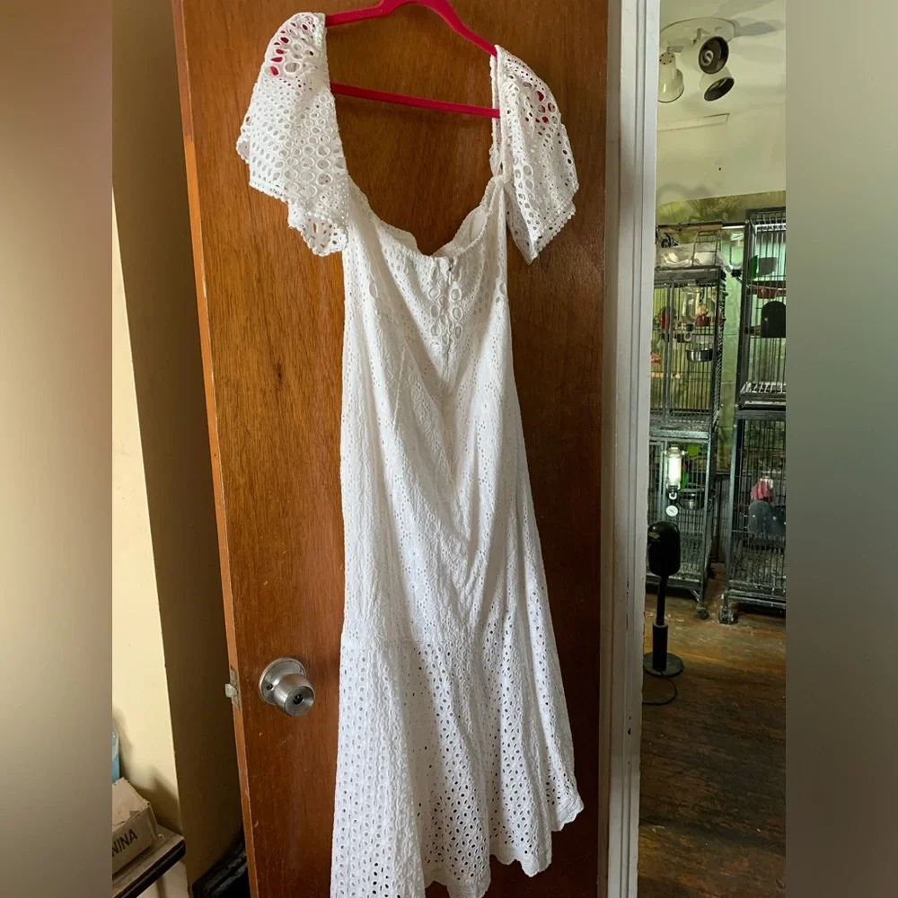 Farm Rio Eyelet Dress - Picture 5 of 15